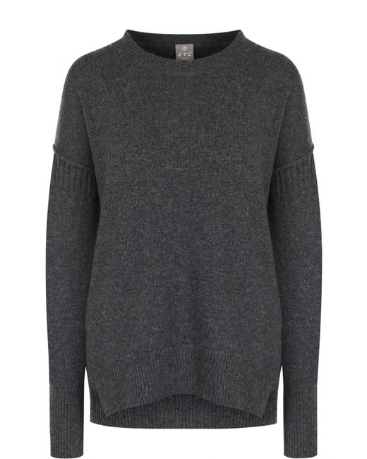 Ftc Кашемировый пуловер свободного кроя с круглым вырезом