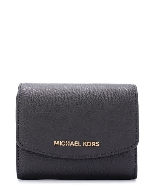 Michael Michael Kors Кожаный кошелек с клапаном и логотипом бренда