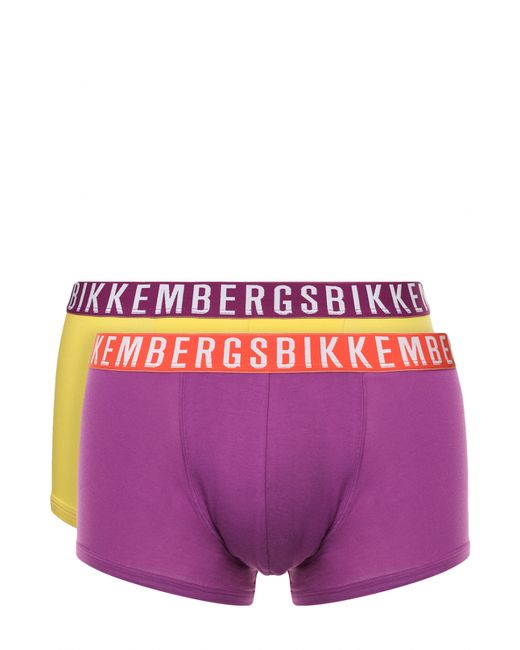 Bikkembergs Комплект из двух хлопковых боксеров с широкой резинкой Dirk