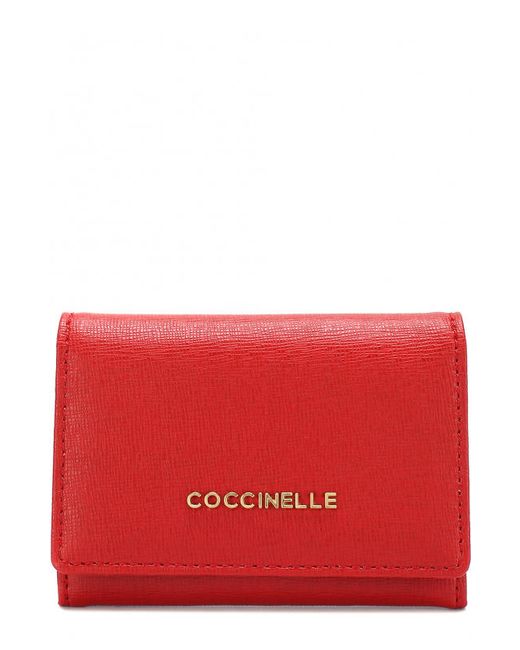 Coccinelle Кожаный кошелек для мелочи с отделениями для кредитных карт