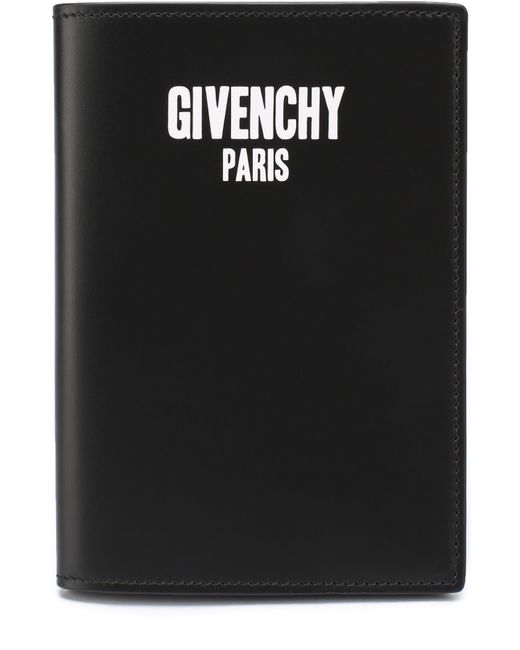 Givenchy Кожаная обложка для паспорта с логотипом бренда