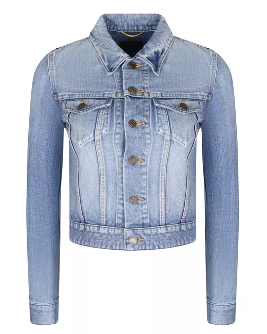 Saint Laurent Куртка джинсовая укороченная