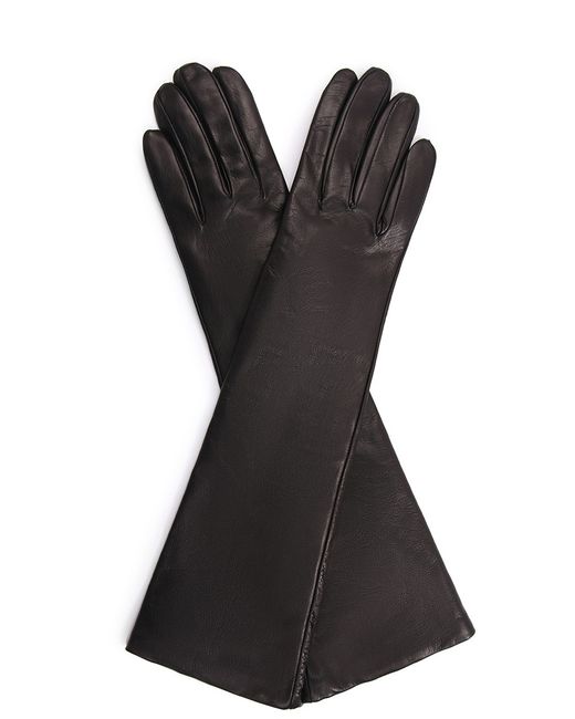 Sermoneta Gloves Перчатки кожаные удлиненные