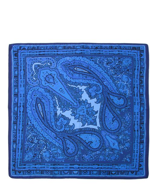 Etro Шелковый платок с принтом