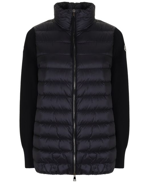 Moncler Куртка комбинированная пуховая