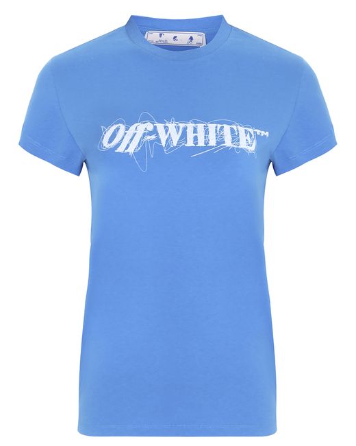 Off-White Футболка хлопковая
