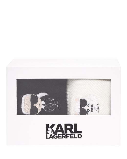 Karl Lagerfeld Носки кашемировые с принтом