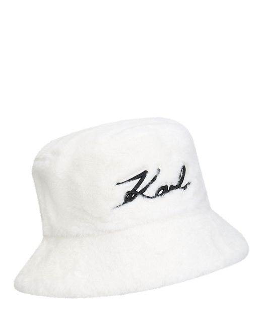 Karl Lagerfeld Панама меховая K/Signature