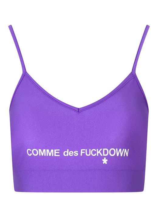 Comme Des Fuckdown Топ с логотипом