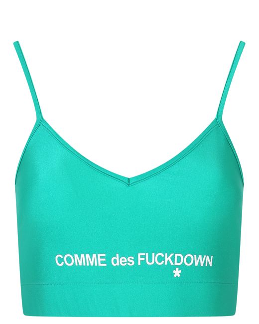 Comme Des Fuckdown Топ с логотипом