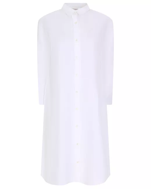 Linen And Linens Платье-рубашка льняное