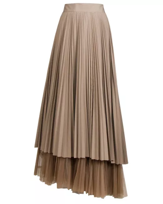 Brunello Cucinelli Плиссированная юбка
