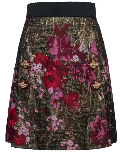 Dolce & Gabbana Юбка с цветочным принтом