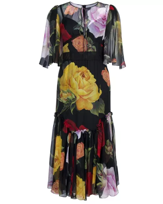 Dolce & Gabbana Платье с цветочным принтом