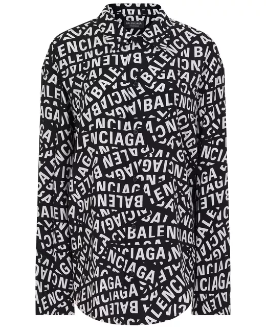 Balenciaga Рубашка с принтом