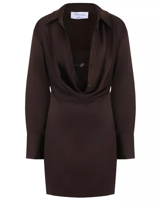 Blumarine Платье атласное