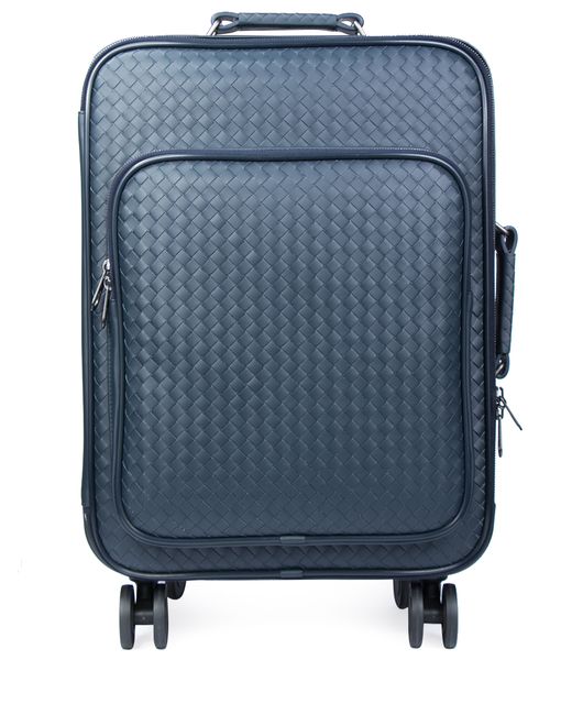 Bottega Veneta Кожаный чемодан на колесиках