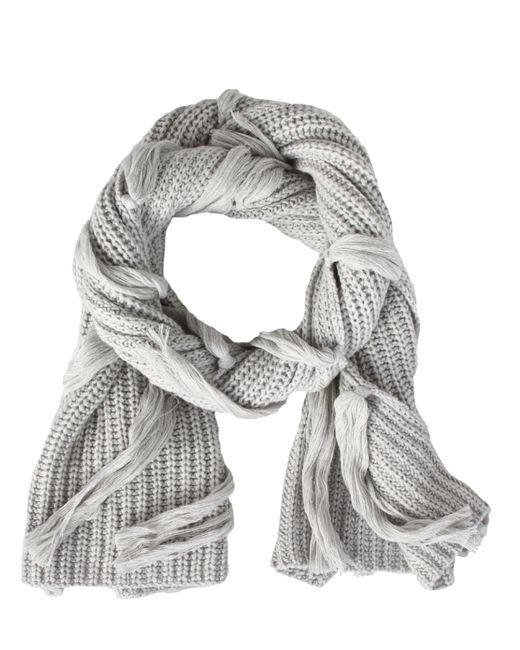 Les Copains Вязанный шарф с кистями