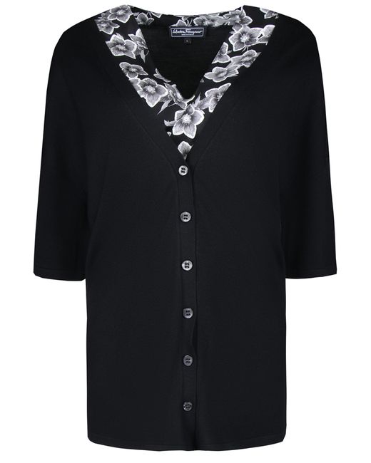Salvatore Ferragamo Комбинированная блуза