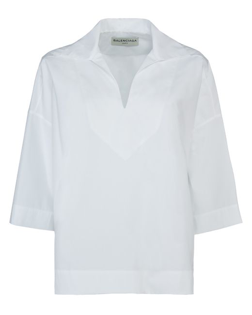Balenciaga Расклешенная блуза