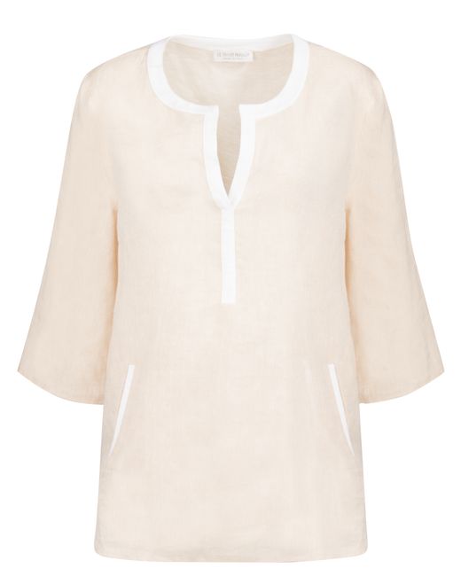 Le Tricot Perugia Льняная блуза
