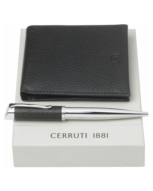 Cerruti Набор Escape кошелек и ручка серый