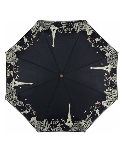 Guy De Jean складной зонт с романтичным рисунком 3407-OCA Cats Noir