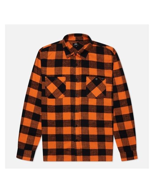 Edwin рубашка Labour Heavy Flannel Brushed оранжевый Размер XL
