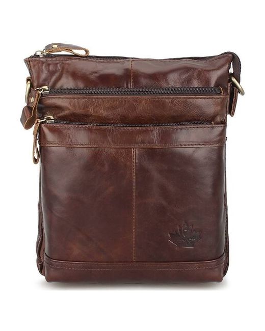 Zznick Мужская сумка-планшет из натуральной кожи Эйст M1353 Brown