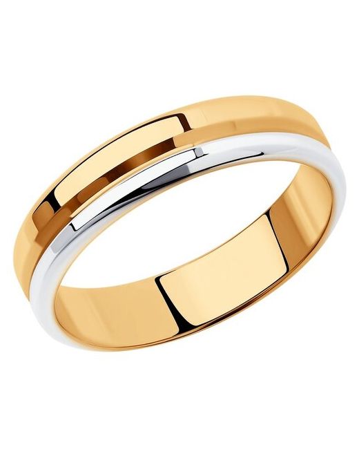 Sokolov Обручальное кольцо из серебра 94110029 размер 15