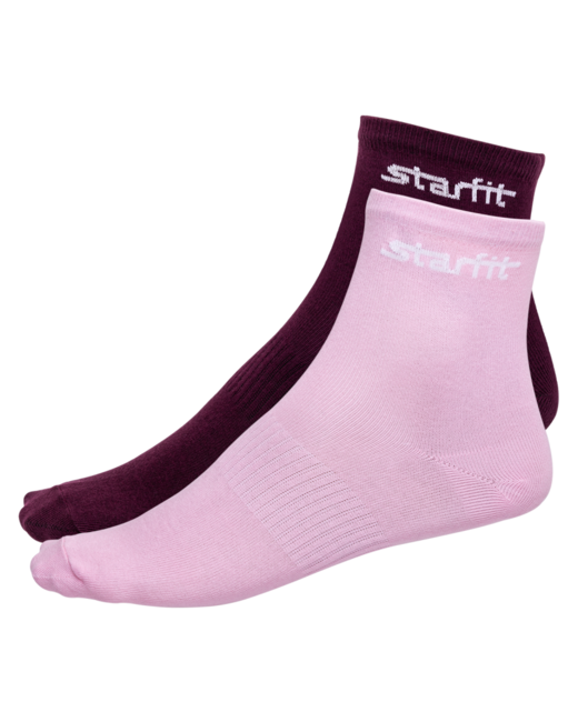 Star Fit Носки размер 35-38 бордовый/светло-розовый