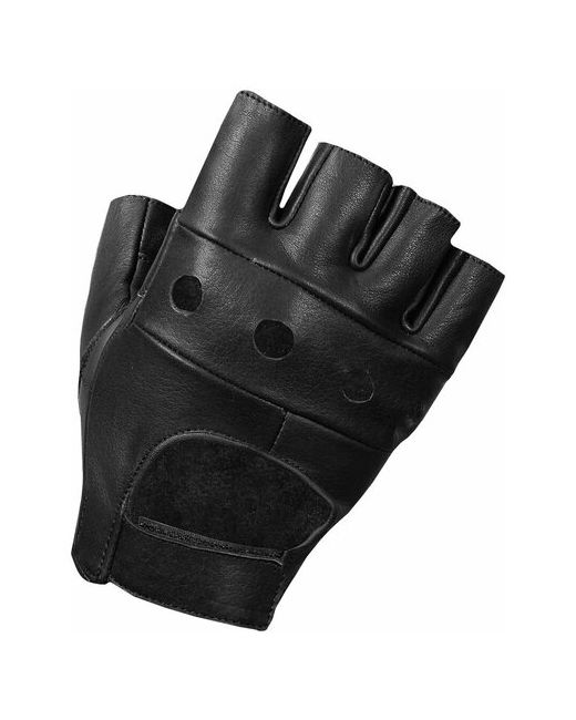 RockMerch Перчатки кожаные с обрезанными пальцами 056 р-р. XXL