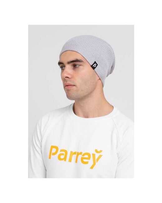 Parrey шапка из шерсти мериноса желтая. размер 58