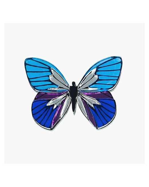 Orgalica Брошь Бабочка Butterfly brooch Blue