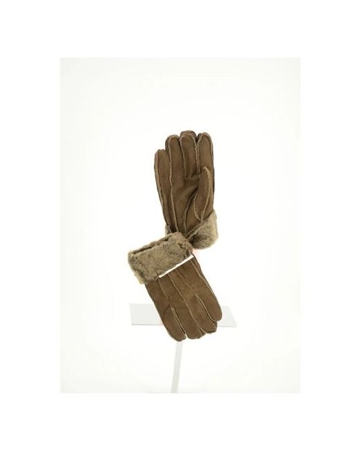 Happy Gloves Перчатки кожаные цвет светло коричневый размер XL