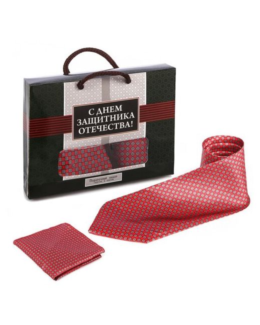 Сима-ленд Подарочный набор галстук и платок С Днём защитника Отечества