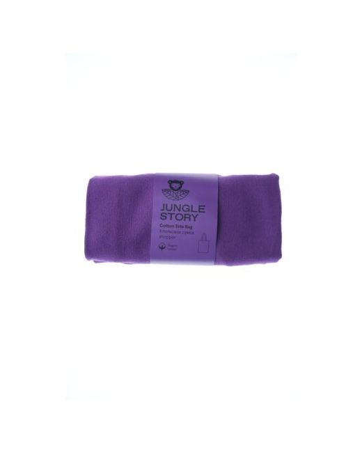 Jungle Story Плотная Хлопковая фиолетовая сумка Shopper