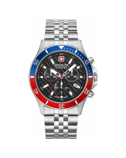 Swiss Military Hanowa Швейцарские наручные часы 06-5337.04.007.34 с хронографом