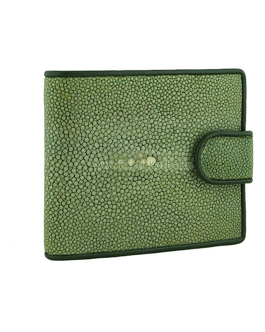 Exotic Leather кошелек из полированной кожи ската с монетницей