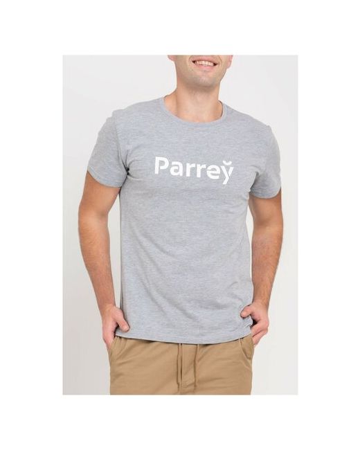 Parrey Серая футболка принт размер S