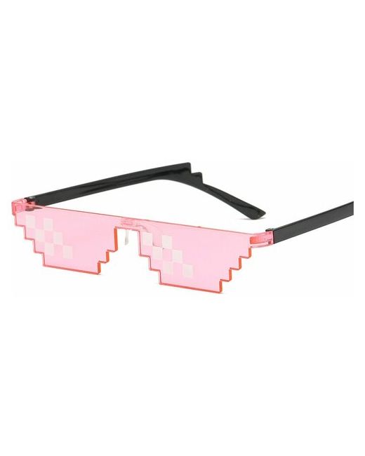 Люблю Дарить Пиксельные очки 8 бит Fashion розовые