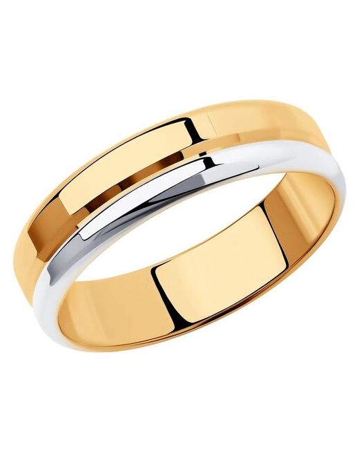 Sokolov Обручальное кольцо из серебра 94110028 размер 23
