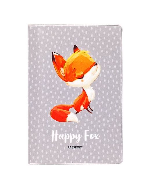 Meshu Обложка для паспорта Happy Fox оранжевый