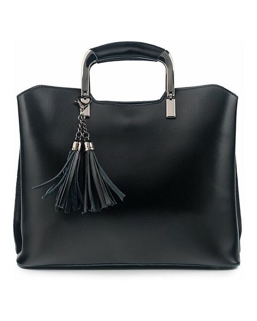 BagSTORY Женская сумка Graz из натуральной кожи черная