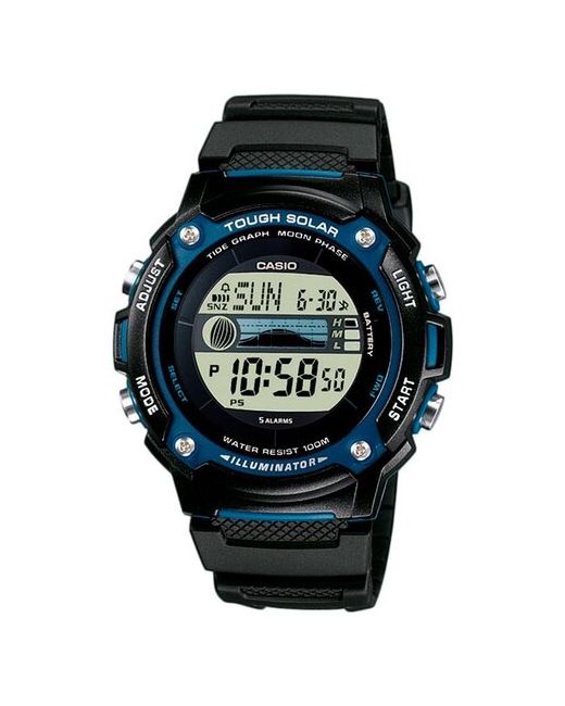 Casio Японские наручные часы Collection W-S210H-1AVEG с хронографом