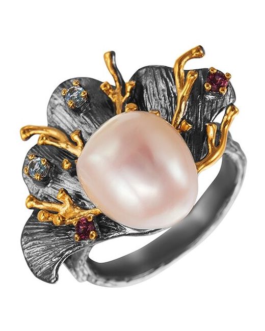 Джей ВИ Кольца Серебряное кольцо с жемчугом перидотом родолитом топазом