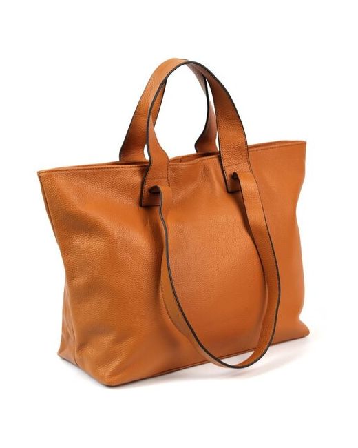 Piove кожаная сумка шоппер 2016 Браун