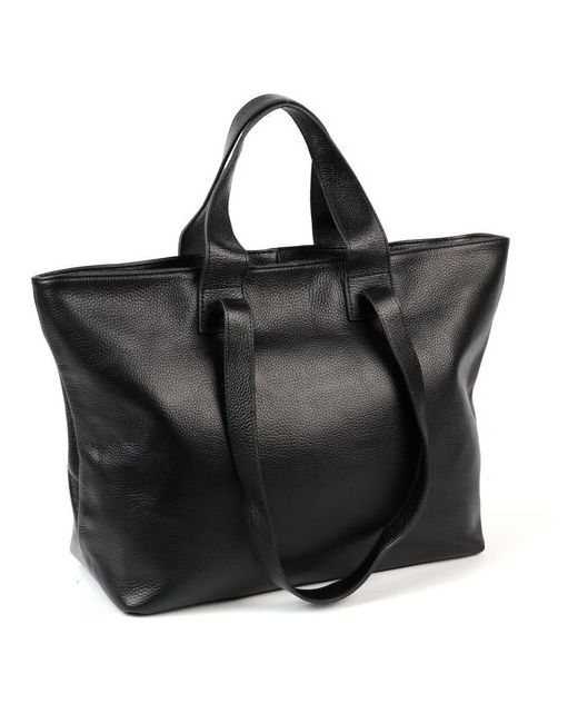 Piove кожаная сумка шоппер 2016 Блек