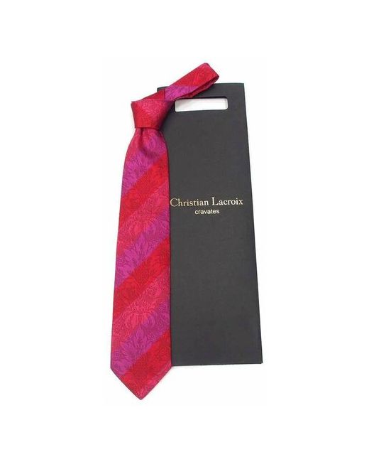 Christian Lacroix Ярко галстук с крупными жаккардовыми узорами 820098