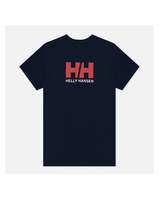 Helly Hansen футболка HH Logo синий Размер L
